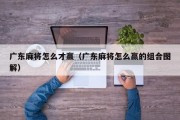 广东麻将怎么才赢（广东麻将怎么赢的组合图解）