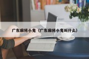 广东麻将小鬼（广东麻将小鬼叫什么）