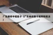 广东麻将中摇色子（广东麻将骰子规则和抓法）