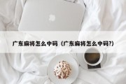 广东麻将怎么中码（广东麻将怎么中码?）