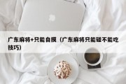 广东麻将+只能自摸（广东麻将只能碰不能吃技巧）