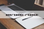 麻将机广东麻将模式（广东麻将机调）