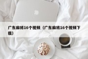 广东麻将16个视频（广东麻将16个视频下载）